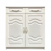 2 Door Shoe Cabinet - With Pattern